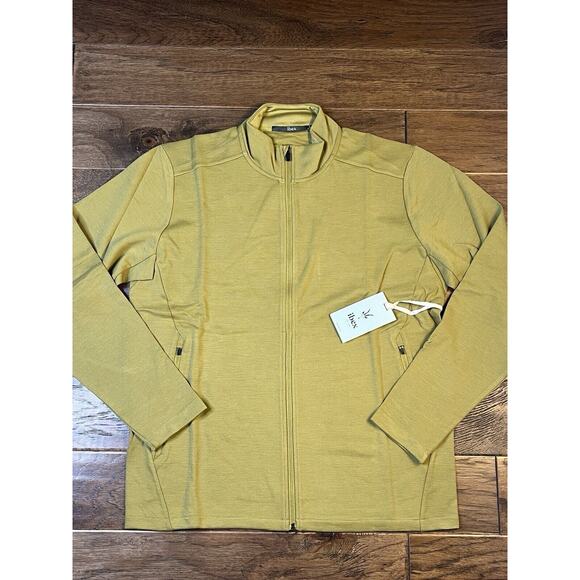 NWT Ibex Shak Lite Jacket Full Zip Merino Wool Olive Oil Green Men’s L